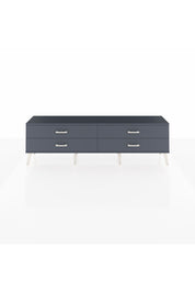 Arges TV Ünitesi 4 Çekmeceli  176x30x51 Antrasit-Antrasit/Antrasit
