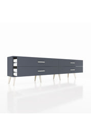 Arges TV Ünitesi 4 Çekmeceli  176x30x51 Antrasit-Antrasit/Antrasit
