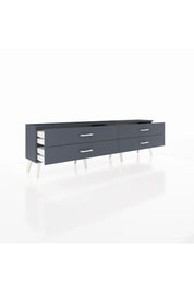 Arges TV Ünitesi 4 Çekmeceli  176x30x51 Antrasit-Antrasit/Antrasit