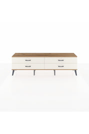 Arges TV Ünitesi 4 Çekmeceli  176x30x51 Çam-Çam/Aytaşı