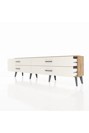 Arges TV Ünitesi 4 Çekmeceli  176x30x51 Çam-Çam/Aytaşı