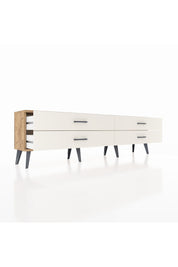 Arges TV Ünitesi 4 Çekmeceli  176x30x51 Çam-Çam/Aytaşı