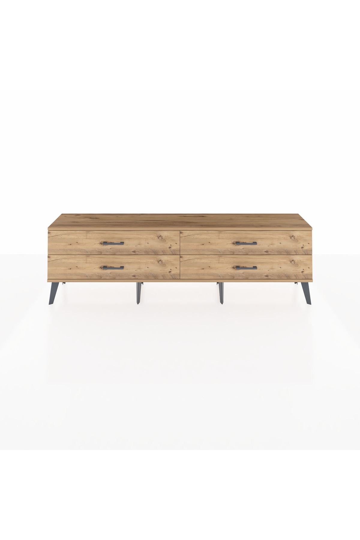 Arges TV Ünitesi 4 Çekmeceli  176x30x51 Çam-Çam/Çam