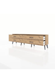 Arges TV Ünitesi 4 Çekmeceli  176x30x51 Çam-Çam/Çam