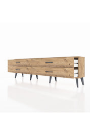 Arges TV Ünitesi 4 Çekmeceli  176x30x51 Çam-Çam/Çam