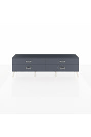 Arges TV Ünitesi 4 Çekmeceli  176x30x51 Çam-Antrasit/Antrasit