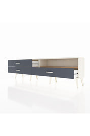 Arges TV Ünitesi Tek Raflı 3 Çekmeceli  176x30x51 Aytaşı-Çam/Antrasit