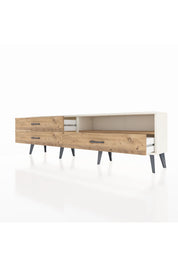 Arges TV Ünitesi Tek Raflı 3 Çekmeceli  176x30x51 Aytaşı-Çam/Çam