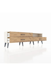 Arges TV Ünitesi Tek Raflı 3 Çekmeceli  176x30x51 Aytaşı-Çam/Çam