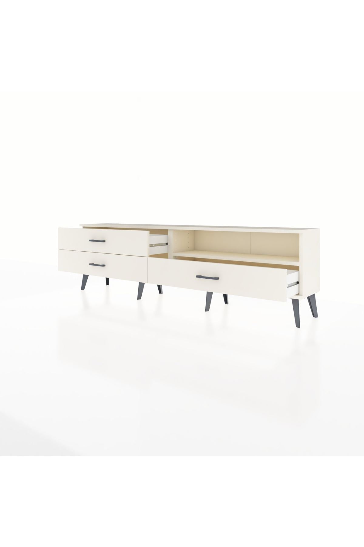 Arges TV Ünitesi Tek Raflı 3 Çekmeceli  176x30x51 Aytaşı-Aytaşı/Aytaşı