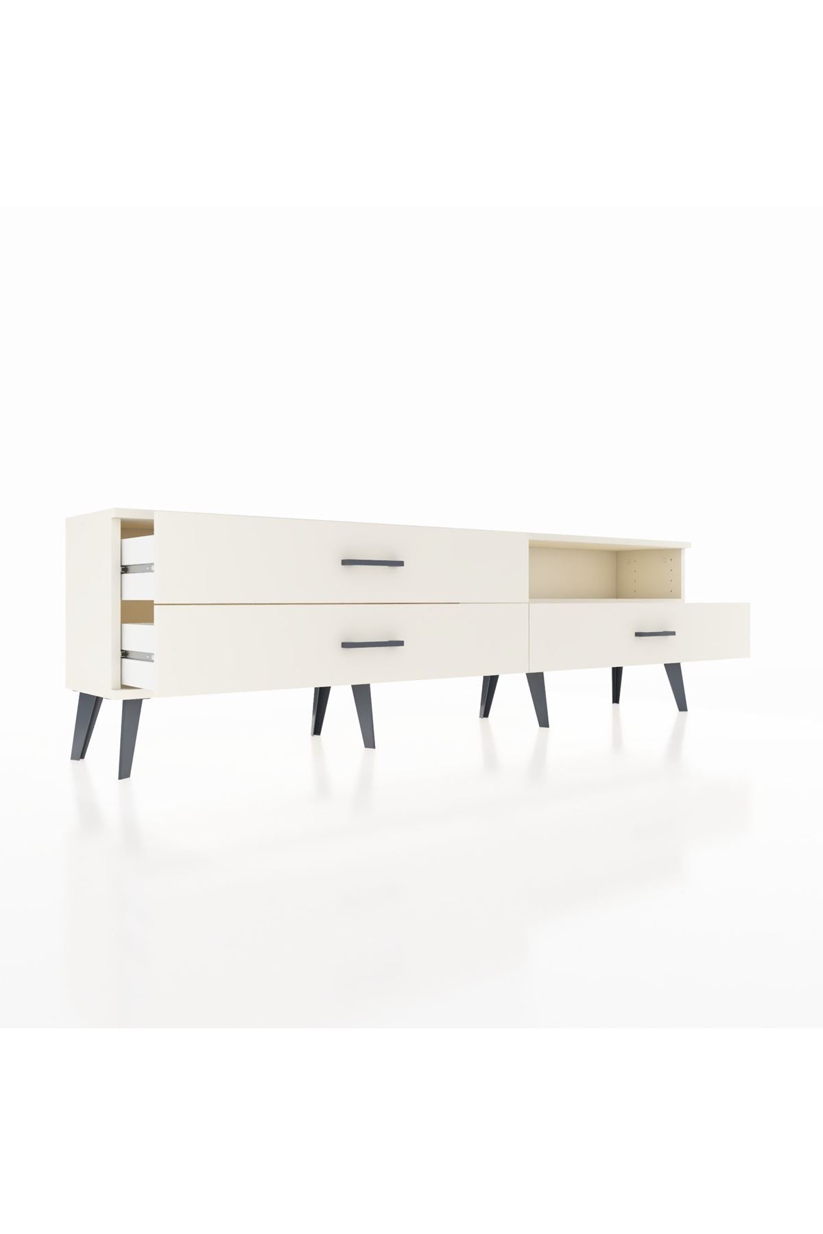 Arges TV Ünitesi Tek Raflı 3 Çekmeceli  176x30x51 Aytaşı-Aytaşı/Aytaşı