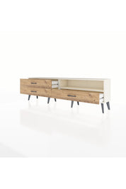 Arges TV Ünitesi Tek Raflı 3 Çekmeceli  176x30x51 Aytaşı-Aytaşı/Çam