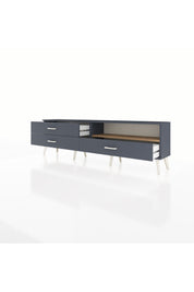 Arges TV Ünitesi Tek Raflı 3 Çekmeceli  176x30x51 Antrasit-Çam/Antrasit