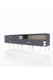 Arges TV Ünitesi Tek Raflı 3 Çekmeceli  176x30x51 Antrasit-Çam/Antrasit