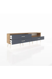 Arges TV Ünitesi Tek Raflı 3 Çekmeceli  176x30x51 Çam-Çam/Antrasit