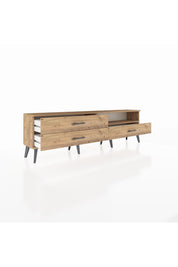 Arges TV Ünitesi Tek Raflı 3 Çekmeceli  176x30x51 Çam-Çam/Çam