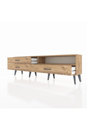 Arges TV Ünitesi Tek Raflı 3 Çekmeceli  176x30x51 Çam-Çam/Çam