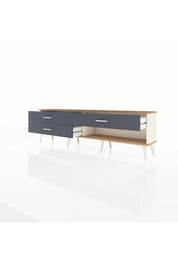 Arges TV Ünitesi 3 Çekmeceli  176x30x51 Aytaşı-Çam/Antrasit