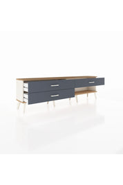 Arges TV Ünitesi 3 Çekmeceli  176x30x51 Aytaşı-Çam/Antrasit