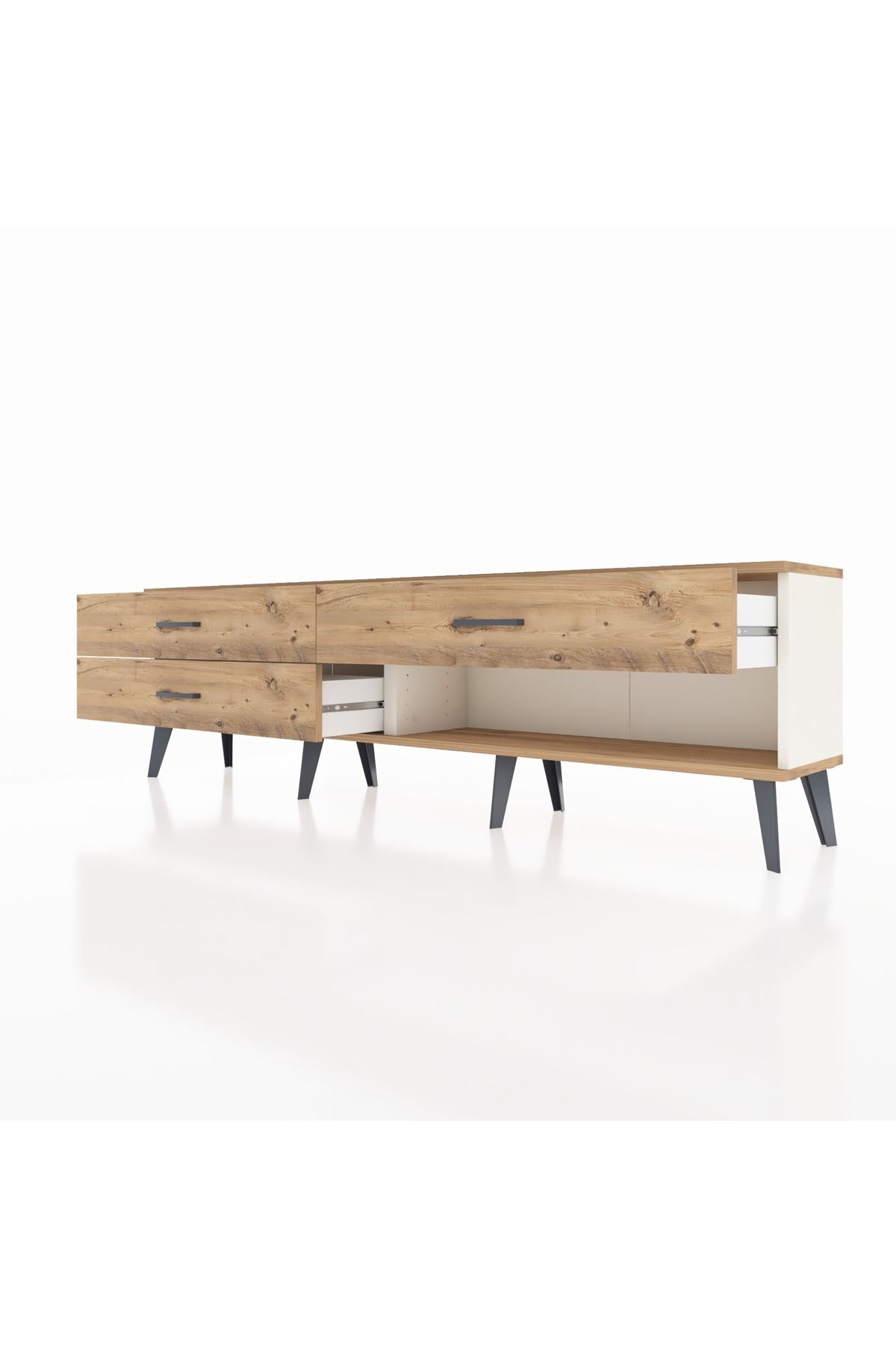 Arges TV Ünitesi 3 Çekmeceli  176x30x51 Aytaşı-Çam/Çam