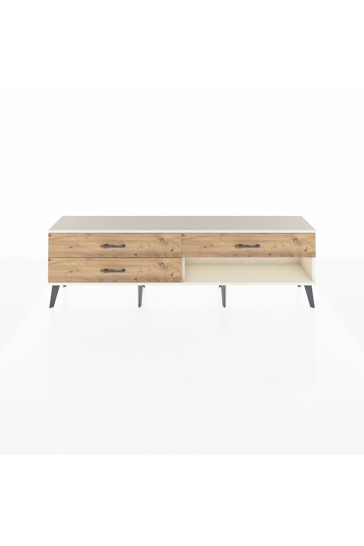 Arges TV Ünitesi 3 Çekmeceli  176x30x51 Aytaşı-Aytaşı/Çam