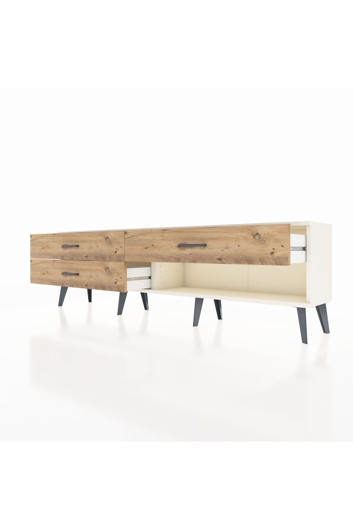 Arges TV Ünitesi 3 Çekmeceli  176x30x51 Aytaşı-Aytaşı/Çam