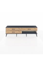 Arges TV Ünitesi 3 Çekmeceli  176x30x51 Aytaşı-Antrasit/Çam