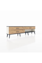 Arges TV Ünitesi 3 Çekmeceli  176x30x51 Aytaşı-Antrasit/Çam