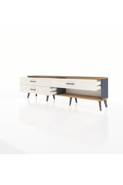 Arges TV Ünitesi 3 Çekmeceli  176x30x51 Antrasit-Çam/Aytaşı