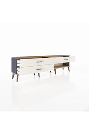 Arges TV Ünitesi 3 Çekmeceli  176x30x51 Antrasit-Çam/Aytaşı
