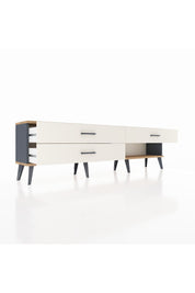 Arges TV Ünitesi 3 Çekmeceli  176x30x51 Antrasit-Çam/Aytaşı