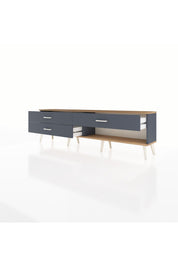 Arges TV Ünitesi 3 Çekmeceli  176x30x51 Antrasit-Çam/Antrasit