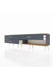 Arges TV Ünitesi 3 Çekmeceli  176x30x51 Antrasit-Çam/Antrasit