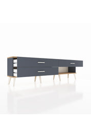 Arges TV Ünitesi 3 Çekmeceli  176x30x51 Antrasit-Çam/Antrasit