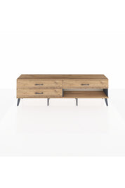 Arges TV Ünitesi 3 Çekmeceli  176x30x51 Antrasit-Çam/Çam