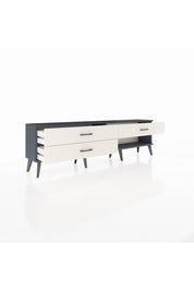 Arges TV Ünitesi 3 Çekmeceli  176x30x51 Antrasit-Antrasit/Aytaşı