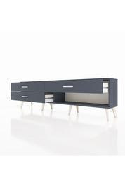 Arges TV Ünitesi 3 Çekmeceli  176x30x51 Antrasit-Antrasit/Antrasit
