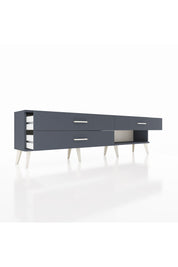 Arges TV Ünitesi 3 Çekmeceli  176x30x51 Antrasit-Antrasit/Antrasit