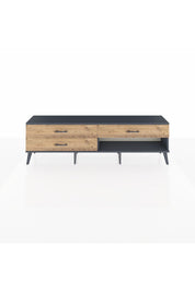 Arges TV Ünitesi 3 Çekmeceli  176x30x51 Antrasit-Antrasit/Çam