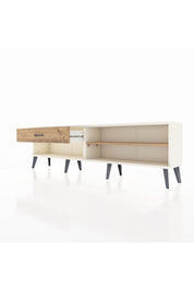 Arges TV Ünitesi Tek Raflı Tek Çekmeceli  176x30x51 Aytaşı-Çam/Çam