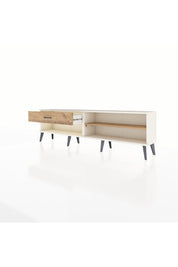 Arges TV Ünitesi Tek Raflı Tek Çekmeceli  176x30x51 Aytaşı-Çam/Çam