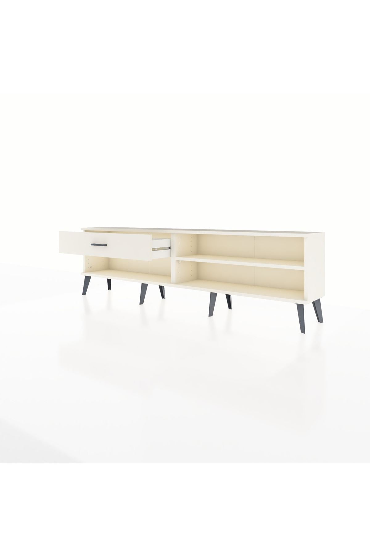 Arges TV Ünitesi Tek Raflı Tek Çekmeceli  176x30x51 Aytaşı-Aytaşı/Aytaşı