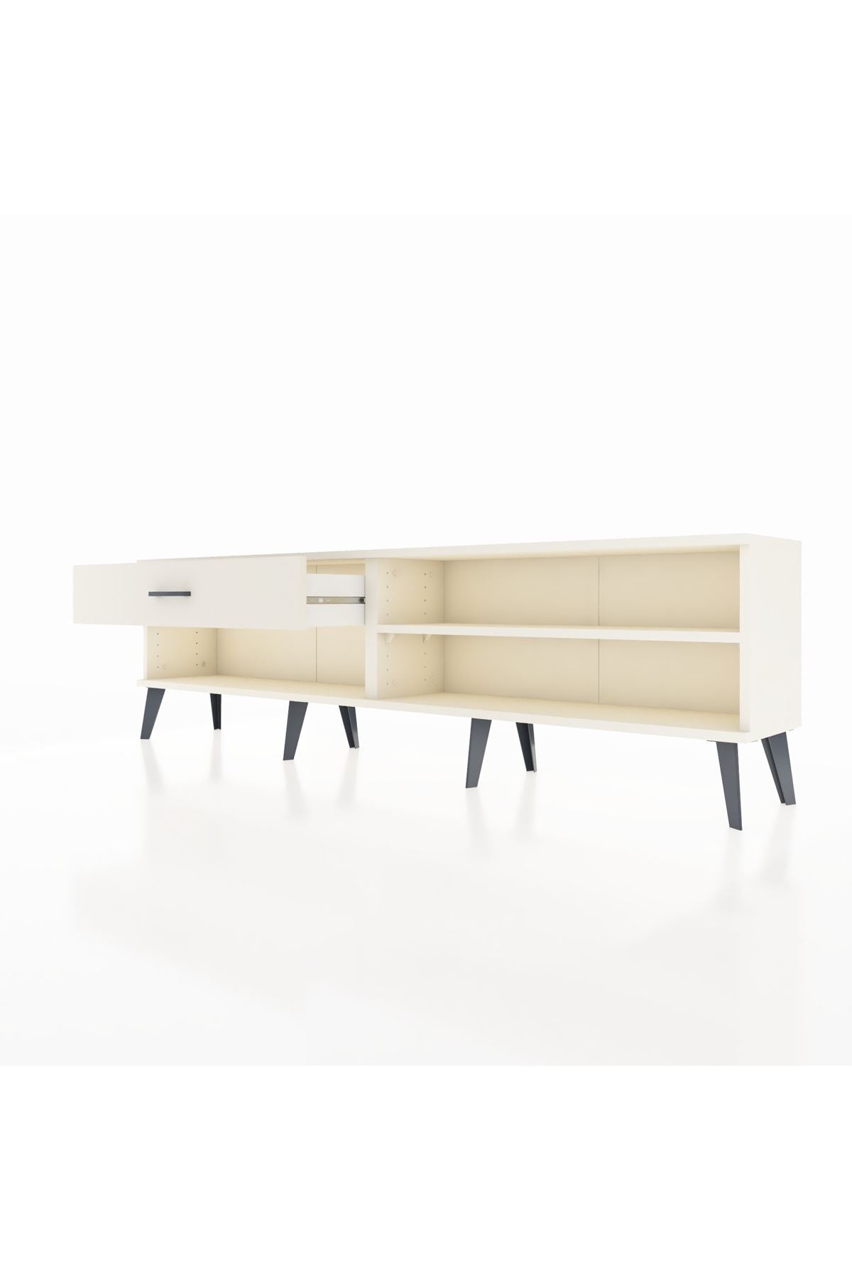 Arges TV Ünitesi Tek Raflı Tek Çekmeceli  176x30x51 Aytaşı-Aytaşı/Aytaşı