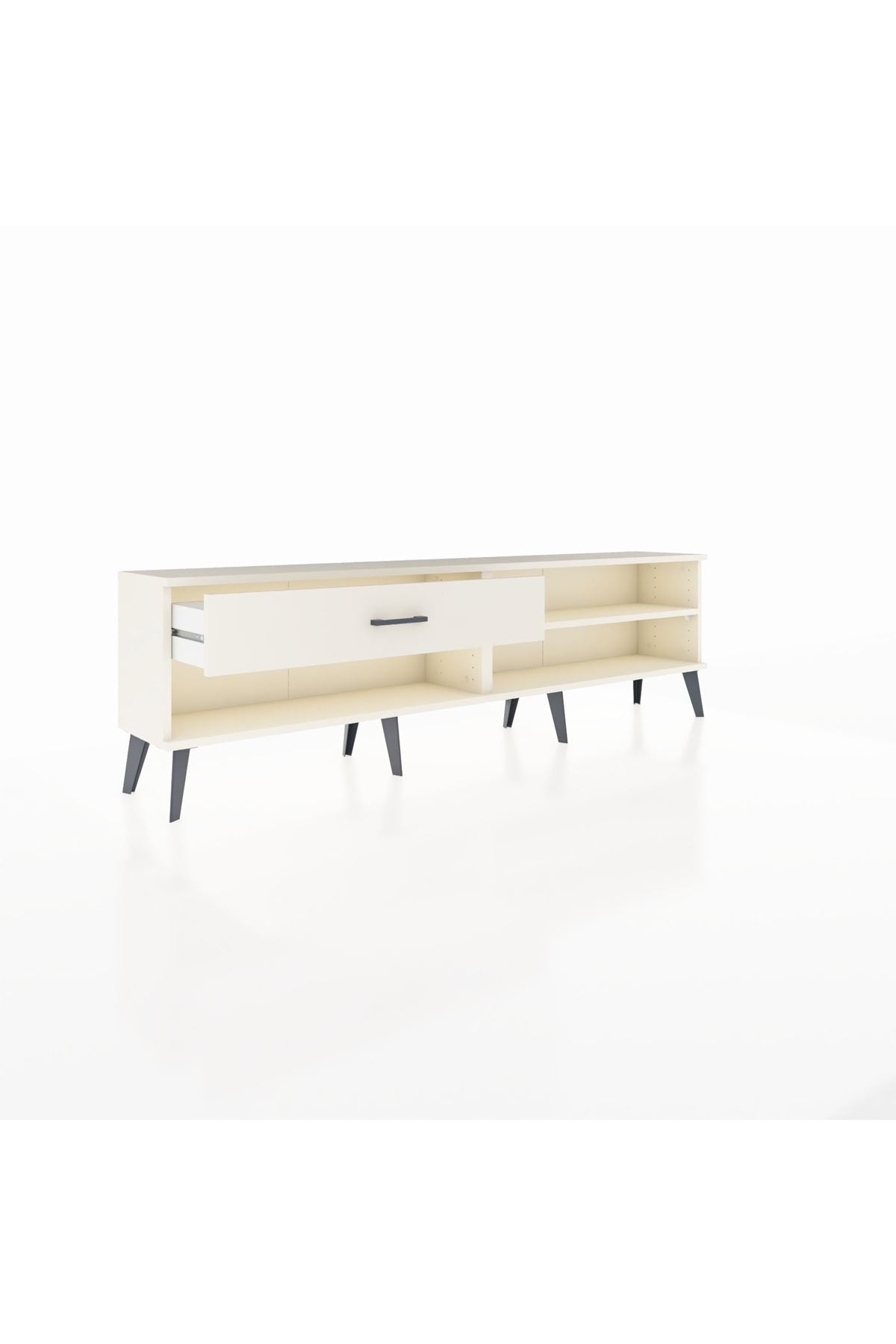 Arges TV Ünitesi Tek Raflı Tek Çekmeceli  176x30x51 Aytaşı-Aytaşı/Aytaşı