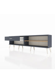 Arges TV Ünitesi Tek Raflı Tek Çekmeceli  176x30x51 Antrasit-Çam/Antrasit