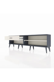 Arges TV Ünitesi Tek Raflı Tek Çekmeceli  176x30x51 Antrasit-Aytaşı/Aytaşı