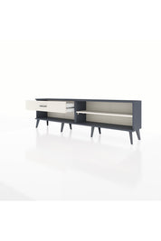 Arges TV Ünitesi Tek Raflı Tek Çekmeceli  176x30x51 Antrasit-Aytaşı/Aytaşı