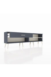 Arges TV Ünitesi Tek Raflı Tek Çekmeceli  176x30x51 Antrasit-Aytaşı/Antrasit