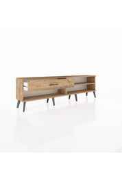 Arges TV Ünitesi Tek Raflı Tek Çekmeceli  176x30x51 Çam-Çam/Çam