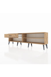 Arges TV Ünitesi Tek Raflı Tek Çekmeceli  176x30x51 Çam-Çam/Çam